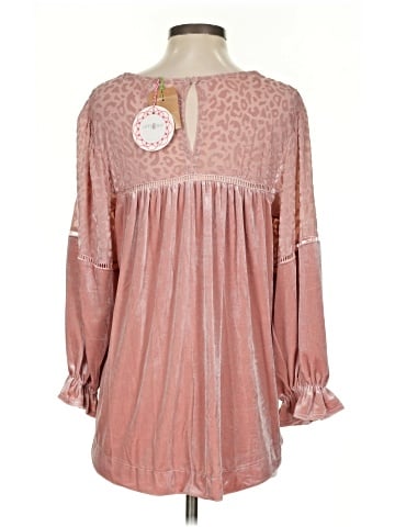 Umgee 3/4 Sleeve Blouse (view 2)