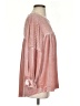 Umgee Pink 3/4 Sleeve Blouse Size S - photo 4