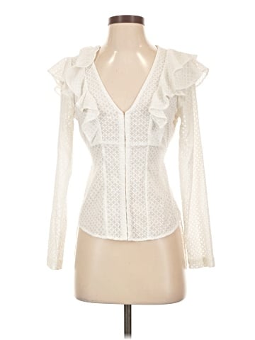 BCBGMAXAZRIA Long Sleeve Blouse (view 1)