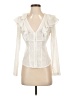 BCBGMAXAZRIA Ivory Long Sleeve Blouse Size XS - photo 1