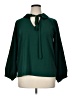 Hazel 100% Polyester Green 3/4 Sleeve Blouse Size XL - photo 1
