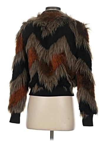 New York Yoki Collection Faux Fur Jacket (view 2)