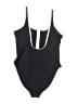 Old Navy Solid Black One Piece Swimsuit Size M - photo 2