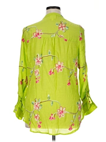 Fig and Flower 3/4 Sleeve Blouse (view 2)