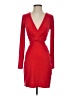 Express 100% Polyester Solid Red Cocktail Dress Size S - photo 1