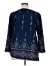 Ruby Rd. Blue 3/4 Sleeve Blouse Size XL - photo 2