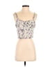 Topshop 100% Polyester Ivory Tank Top Size 6 - photo 1