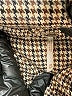 Free People Houndstooth Brown Jacket Size XS - photo 6