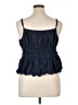Gap 100% Cotton Blue Sleeveless Blouse Size XL - photo 2