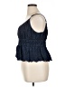 Gap 100% Cotton Blue Sleeveless Blouse Size XL - photo 5