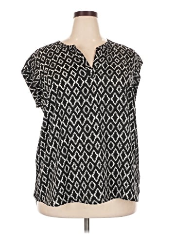 Hilary Radley Short Sleeve Blouse (view 1)