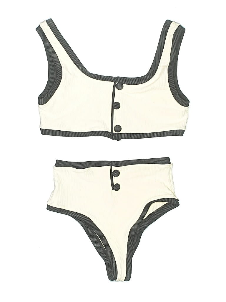 Pre-owned Same Two Piece Swimsuit In Ivory