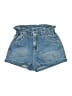 Happily Grey 100% Cotton Blue Denim Shorts Size 0 - photo 1