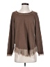 Umgee 100% Polyester Brown Long Sleeve Top Size S - photo 1