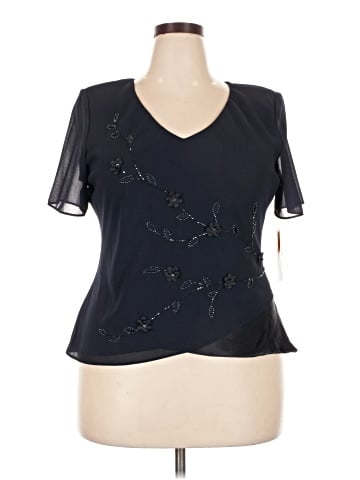 Studio 1 Short Sleeve Blouse (view 1)