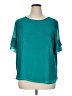 Van Heusen 100% Polyester Teal Short Sleeve Blouse Size XL - photo 1