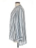Spense 100% Polyester Stripes Blue 3/4 Sleeve Blouse Size XL - photo 5