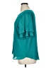 Van Heusen 100% Polyester Teal Short Sleeve Blouse Size XL - photo 5