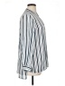 Spense 100% Polyester Stripes Blue 3/4 Sleeve Blouse Size XL - photo 4