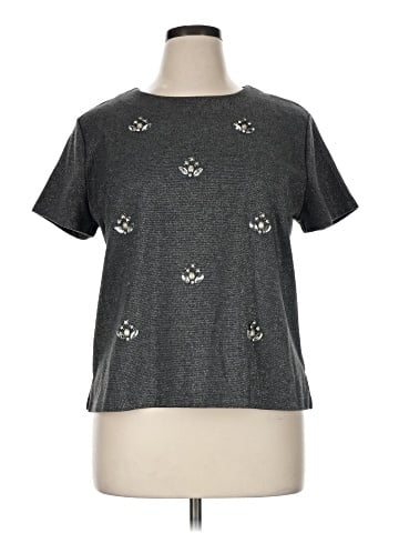 Liz Claiborne Short Sleeve Top (view 1)