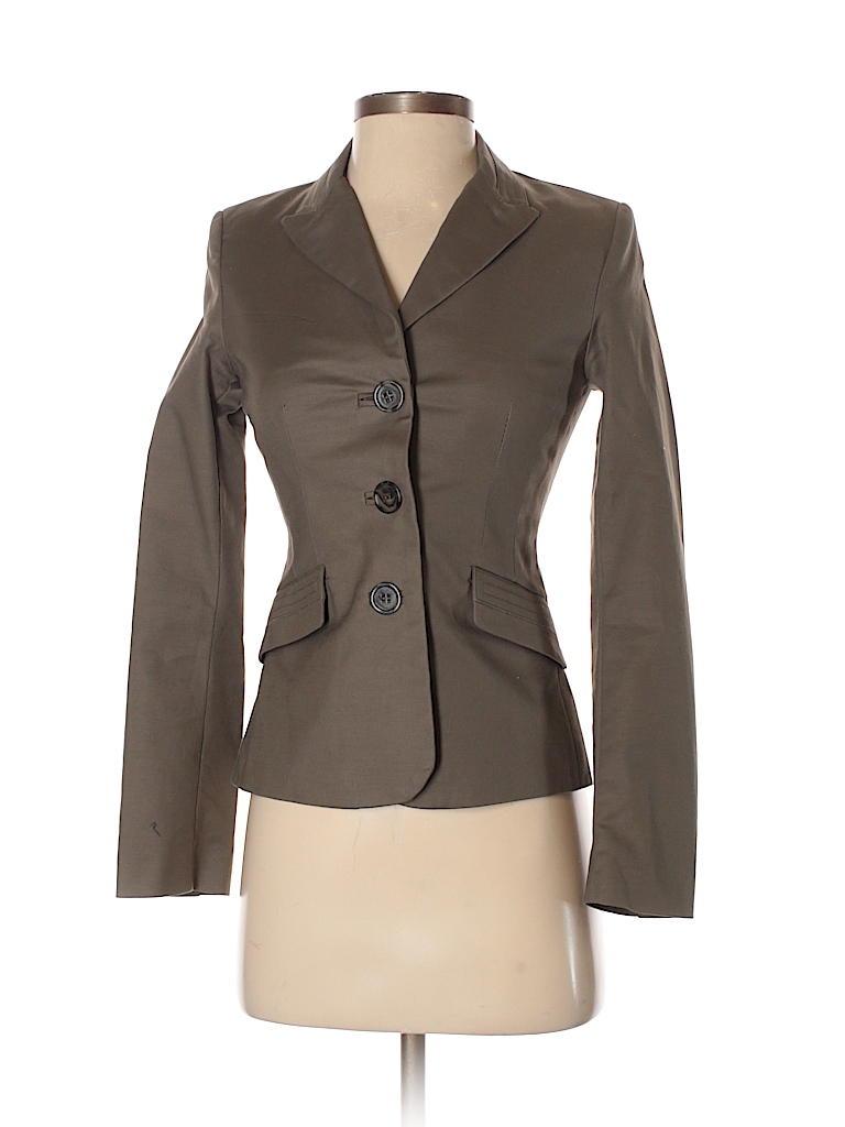 MNG Suit Solid Brown Blazer Size 2 - 92% off | thredUP