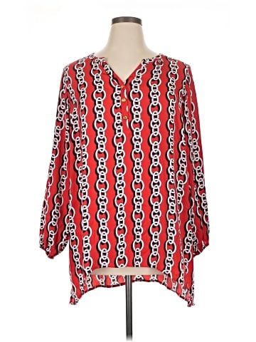 IMAN Long Sleeve Blouse (view 1)