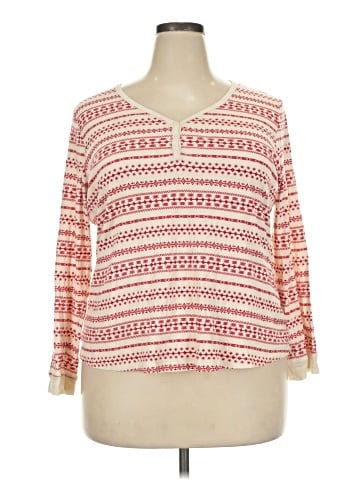 Lauren Conrad Long Sleeve Henley (view 1)