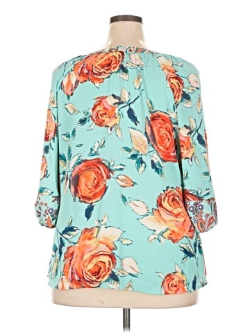 Figueroa & Flower 3/4 Sleeve Blouse (view 2)
