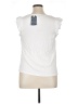 Democracy 100% Rayon White Sleeveless Blouse Size L - photo 2