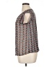 MNG by Mango Blue Short Sleeve Blouse Size XL - photo 5