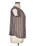 MNG by Mango Blue Short Sleeve Blouse Size XL - photo 4