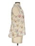 CAbi 100% Polyester Floral Ivory Sleeveless Blouse Size S - photo 4