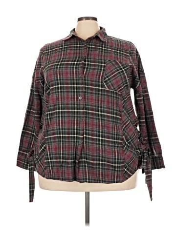 Weekend Suzanne Betro 3/4 Sleeve Button-Down Shirt (view 1)