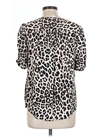 Joie Short Sleeve Silk Top (view 2)