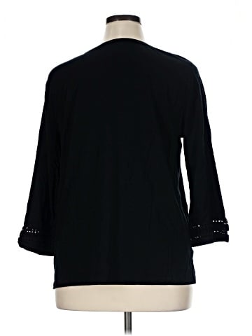 Karen Scott 3/4 Sleeve Blouse (view 2)