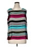 Talbots 100% Polyester Teal Sleeveless Blouse Size XL - photo 1
