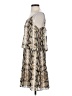 Gibson 100% Polyester Animal Print Silver Cocktail Dress Size S - photo 5