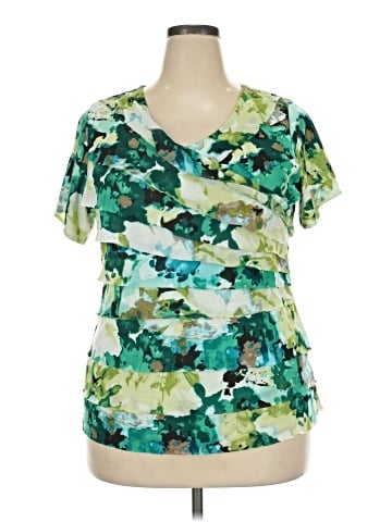 DressBarn Short Sleeve Blouse (view 1)