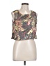 Unbranded 100% Polyester Black Sleeveless Blouse Size L - photo 1