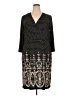 MSK Black Casual Dress Size 2X - photo 1
