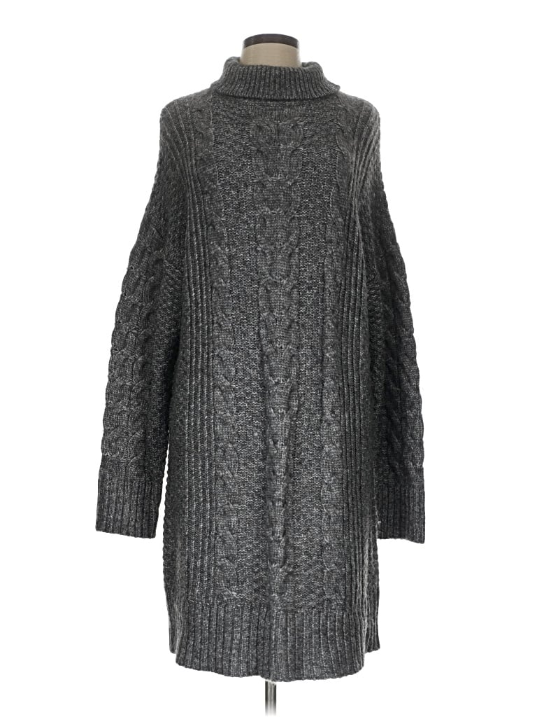 Pre-owned Primark Turtleneck Sweater In Gray