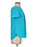 Lands' End 100% Polyester Teal Short Sleeve Blouse Size 4 - photo 4