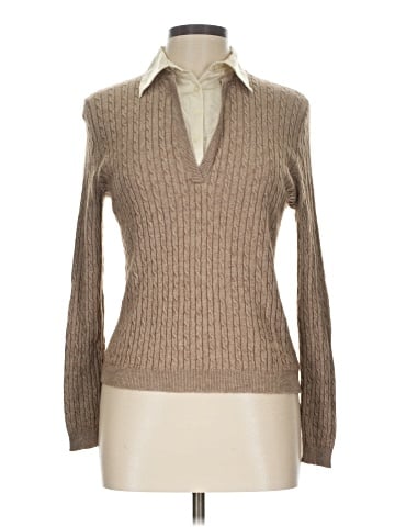 Lauren by Ralph Lauren Silk Pullover Sweater (view 1)