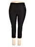 Rafaella Solid Black Active Pants Size 18 - photo 1