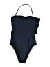 J.Crew Solid Blue One Piece Swimsuit Size 12 - photo 1