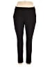 Hue Solid Black Active Pants Size XL - photo 1