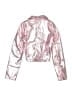 Assorted Brands 100% Polyester Metallic Silver Jacket Size 12 - photo 2