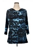Style&Co Blue Long Sleeve Top Size XL - photo 1