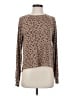 Abercrombie & Fitch Animal Print Brown Pullover Sweater Size XS - photo 1