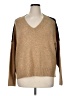 Vince Camuto Color Block Tan Pullover Sweater Size XL - photo 1